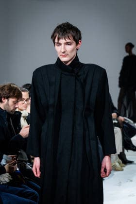 Casa Preti fashion show during the Milan Fashion Week - Womenswear Fall Winter 2026 2027 in Milan, Italy, on 24 February 2026. A model walks the runway at Casa Preti fashion show during the Milan Fashion Week - Womenswear Fall Winter 2026 2027 in Milan, Italy, on 24 February 2026., Credit:Stefano Costantino TTL Avalon Italy, Milan  Copyright: xStefanoxCostantinoxTTLx xAvalonx 1078012342