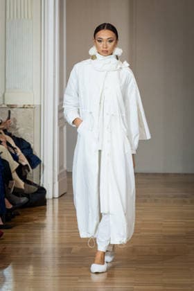 Martino Midali Womenswear Fall Winter 2026 2027 in Milan, Italy, on 24 February 2026 A model walks the runway at Martino Midali fashion show during the Milan Fashion Week - Womenswear Fall Winter 2026 2027 in Milan, Italy, on 24 February 2026., Credit:Stefano Costantino TTL Avalon Italy, Milan  Copyright: xStefanoxCostantinoxTTLx xAvalonx 1078023444