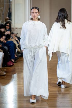 Martino Midali Womenswear Fall Winter 2026 2027 in Milan, Italy, on 24 February 2026 A model walks the runway at Martino Midali fashion show during the Milan Fashion Week - Womenswear Fall Winter 2026 2027 in Milan, Italy, on 24 February 2026., Credit:Stefano Costantino TTL Avalon Italy, Milan  Copyright: xStefanoxCostantinoxTTLx xAvalonx 1078023468