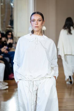 Martino Midali Womenswear Fall Winter 2026 2027 in Milan, Italy, on 24 February 2026 A model walks the runway at Martino Midali fashion show during the Milan Fashion Week - Womenswear Fall Winter 2026 2027 in Milan, Italy, on 24 February 2026., Credit:Stefano Costantino TTL Avalon Italy, Milan  Copyright: xStefanoxCostantinoxTTLx xAvalonx 1078023476