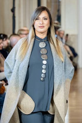 Martino Midali Womenswear Fall Winter 2026 2027 in Milan, Italy, on 24 February 2026 A model walks the runway at Martino Midali fashion show during the Milan Fashion Week - Womenswear Fall Winter 2026 2027 in Milan, Italy, on 24 February 2026., Credit:Stefano Costantino TTL Avalon Italy, Milan  Copyright: xStefanoxCostantinoxTTLx xAvalonx 1078023511