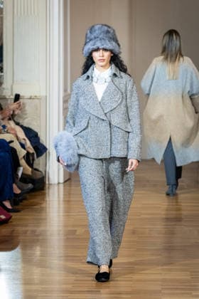 Martino Midali Womenswear Fall Winter 2026 2027 in Milan, Italy, on 24 February 2026 A model walks the runway at Martino Midali fashion show during the Milan Fashion Week - Womenswear Fall Winter 2026 2027 in Milan, Italy, on 24 February 2026., Credit:Stefano Costantino TTL Avalon Italy, Milan  Copyright: xStefanoxCostantinoxTTLx xAvalonx 1078023518
