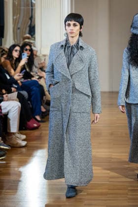 Martino Midali Womenswear Fall Winter 2026 2027 in Milan, Italy, on 24 February 2026 A model walks the runway at Martino Midali fashion show during the Milan Fashion Week - Womenswear Fall Winter 2026 2027 in Milan, Italy, on 24 February 2026., Credit:Stefano Costantino TTL Avalon Italy, Milan  Copyright: xStefanoxCostantinoxTTLx xAvalonx 1078023524
