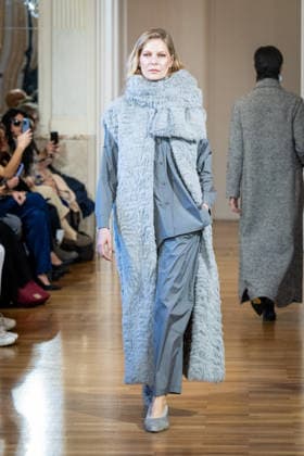 Martino Midali Womenswear Fall Winter 2026 2027 in Milan, Italy, on 24 February 2026 A model walks the runway at Martino Midali fashion show during the Milan Fashion Week - Womenswear Fall Winter 2026 2027 in Milan, Italy, on 24 February 2026., Credit:Stefano Costantino TTL Avalon Italy, Milan  Copyright: xStefanoxCostantinoxTTLx xAvalonx 1078023535