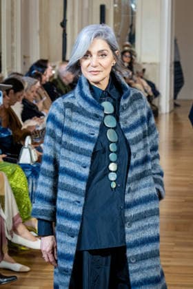 Martino Midali Womenswear Fall Winter 2026 2027 in Milan, Italy, on 24 February 2026 A model walks the runway at Martino Midali fashion show during the Milan Fashion Week - Womenswear Fall Winter 2026 2027 in Milan, Italy, on 24 February 2026., Credit:Stefano Costantino TTL Avalon Italy, Milan  Copyright: xStefanoxCostantinoxTTLx xAvalonx 1078023574