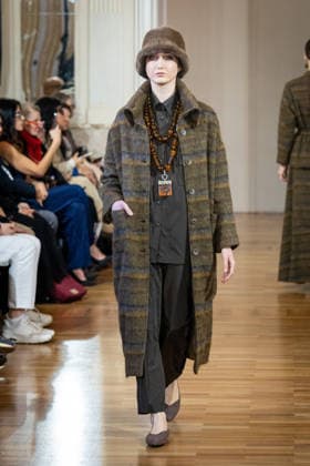 Martino Midali Womenswear Fall Winter 2026 2027 in Milan, Italy, on 24 February 2026 A model walks the runway at Martino Midali fashion show during the Milan Fashion Week - Womenswear Fall Winter 2026 2027 in Milan, Italy, on 24 February 2026., Credit:Stefano Costantino TTL Avalon Italy, Milan  Copyright: xStefanoxCostantinoxTTLx xAvalonx 1078023622