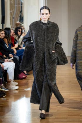 Martino Midali Womenswear Fall Winter 2026 2027 in Milan, Italy, on 24 February 2026 A model walks the runway at Martino Midali fashion show during the Milan Fashion Week - Womenswear Fall Winter 2026 2027 in Milan, Italy, on 24 February 2026., Credit:Stefano Costantino TTL Avalon Italy, Milan  Copyright: xStefanoxCostantinoxTTLx xAvalonx 1078023640
