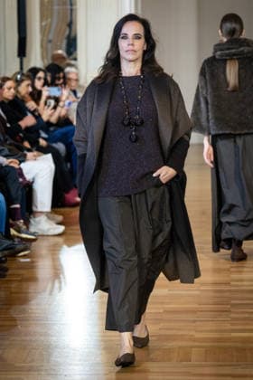 Martino Midali Womenswear Fall Winter 2026 2027 in Milan, Italy, on 24 February 2026 A model walks the runway at Martino Midali fashion show during the Milan Fashion Week - Womenswear Fall Winter 2026 2027 in Milan, Italy, on 24 February 2026., Credit:Stefano Costantino TTL Avalon Italy, Milan  Copyright: xStefanoxCostantinoxTTLx xAvalonx 1078023665