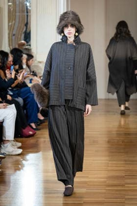 Martino Midali Womenswear Fall Winter 2026 2027 in Milan, Italy, on 24 February 2026 A model walks the runway at Martino Midali fashion show during the Milan Fashion Week - Womenswear Fall Winter 2026 2027 in Milan, Italy, on 24 February 2026., Credit:Stefano Costantino TTL Avalon Italy, Milan  Copyright: xStefanoxCostantinoxTTLx xAvalonx 1078023679