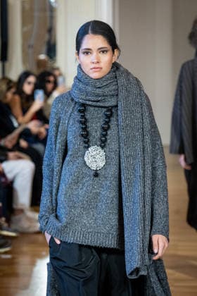 Martino Midali Womenswear Fall Winter 2026 2027 in Milan, Italy, on 24 February 2026 A model walks the runway at Martino Midali fashion show during the Milan Fashion Week - Womenswear Fall Winter 2026 2027 in Milan, Italy, on 24 February 2026., Credit:Stefano Costantino TTL Avalon Italy, Milan  Copyright: xStefanoxCostantinoxTTLx xAvalonx 1078023698