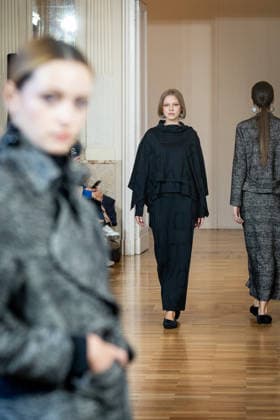 Martino Midali Womenswear Fall Winter 2026 2027 in Milan, Italy, on 24 February 2026 A model walks the runway at Martino Midali fashion show during the Milan Fashion Week - Womenswear Fall Winter 2026 2027 in Milan, Italy, on 24 February 2026., Credit:Stefano Costantino TTL Avalon Italy, Milan  Copyright: xStefanoxCostantinoxTTLx xAvalonx 1078023721