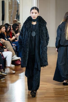 Martino Midali Womenswear Fall Winter 2026 2027 in Milan, Italy, on 24 February 2026 A model walks the runway at Martino Midali fashion show during the Milan Fashion Week - Womenswear Fall Winter 2026 2027 in Milan, Italy, on 24 February 2026., Credit:Stefano Costantino TTL Avalon Italy, Milan  Copyright: xStefanoxCostantinoxTTLx xAvalonx 1078023735