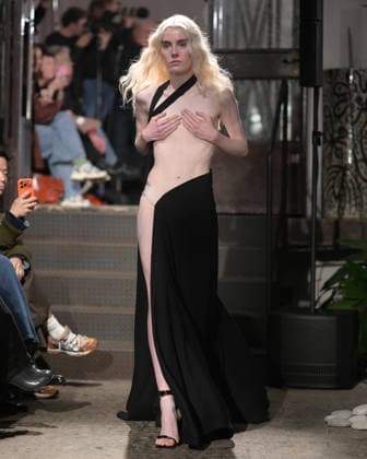 February 24, 2026, Milan, Lombardy, Italy: Designer Max Zara Sterck presents her latest collection during a fashion show at Fondazione Sozzani in Milan, Italy, on February 24, 2026. The presentation took place during Milan Fashion Week and featured the unveiling of the designerÃ¢â‚¬â ¢s new creations on the runway. Milan Italy  - ZUMAp285 20260224_zep_p285_001 Copyright: xGennaroxPiscopox