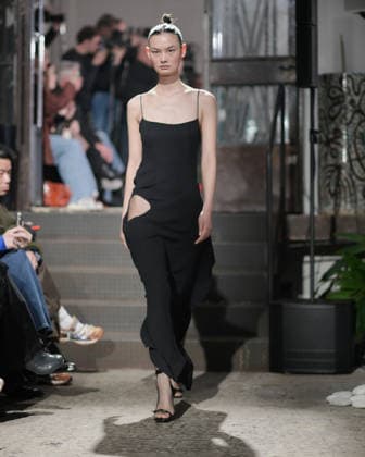February 24, 2026, Milan, Lombardy, Italy: Designer Max Zara Sterck presents her latest collection during a fashion show at Fondazione Sozzani in Milan, Italy, on February 24, 2026. The presentation took place during Milan Fashion Week and featured the unveiling of the designerÃ¢â‚¬â ¢s new creations on the runway. Milan Italy  - ZUMAp285 20260224_zep_p285_007 Copyright: xGennaroxPiscopox