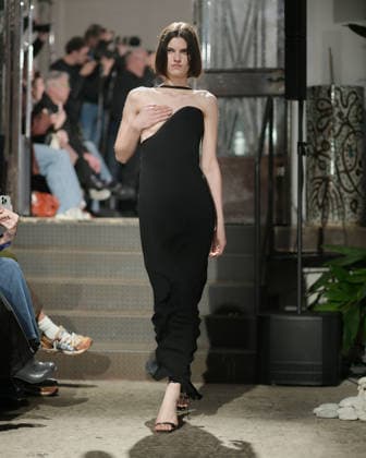 February 24, 2026, Milan, Lombardy, Italy: Designer Max Zara Sterck presents her latest collection during a fashion show at Fondazione Sozzani in Milan, Italy, on February 24, 2026. The presentation took place during Milan Fashion Week and featured the unveiling of the designerÃ¢â‚¬â ¢s new creations on the runway. Milan Italy  - ZUMAp285 20260224_zep_p285_012 Copyright: xGennaroxPiscopox