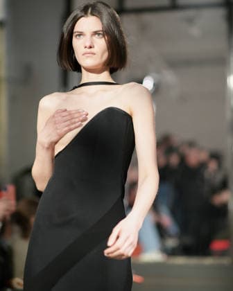 February 24, 2026, Milan, Lombardy, Italy: Designer Max Zara Sterck presents her latest collection during a fashion show at Fondazione Sozzani in Milan, Italy, on February 24, 2026. The presentation took place during Milan Fashion Week and featured the unveiling of the designerÃ¢â‚¬â ¢s new creations on the runway. Milan Italy  - ZUMAp285 20260224_zep_p285_014 Copyright: xGennaroxPiscopox