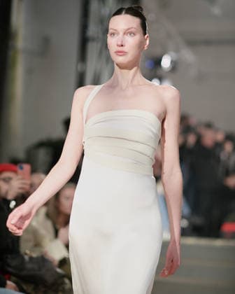 February 24, 2026, Milan, Lombardy, Italy: Designer Max Zara Sterck presents her latest collection during a fashion show at Fondazione Sozzani in Milan, Italy, on February 24, 2026. The presentation took place during Milan Fashion Week and featured the unveiling of the designerÃ¢â‚¬â ¢s new creations on the runway. Milan Italy  - ZUMAp285 20260224_zep_p285_020 Copyright: xGennaroxPiscopox