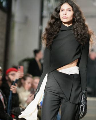 February 24, 2026, Milan, Lombardy, Italy: Designer Max Zara Sterck presents her latest collection during a fashion show at Fondazione Sozzani in Milan, Italy, on February 24, 2026. The presentation took place during Milan Fashion Week and featured the unveiling of the designerÃ¢â‚¬â ¢s new creations on the runway. Milan Italy  - ZUMAp285 20260224_zep_p285_023 Copyright: xGennaroxPiscopox