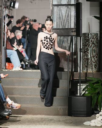 February 24, 2026, Milan, Lombardy, Italy: Designer Max Zara Sterck presents her latest collection during a fashion show at Fondazione Sozzani in Milan, Italy, on February 24, 2026. The presentation took place during Milan Fashion Week and featured the unveiling of the designerÃ¢â‚¬â ¢s new creations on the runway. Milan Italy  - ZUMAp285 20260224_zep_p285_034 Copyright: xGennaroxPiscopox