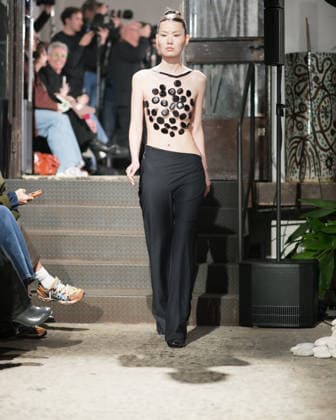 February 24, 2026, Milan, Lombardy, Italy: Designer Max Zara Sterck presents her latest collection during a fashion show at Fondazione Sozzani in Milan, Italy, on February 24, 2026. The presentation took place during Milan Fashion Week and featured the unveiling of the designerÃ¢â‚¬â ¢s new creations on the runway. Milan Italy  - ZUMAp285 20260224_zep_p285_035 Copyright: xGennaroxPiscopox