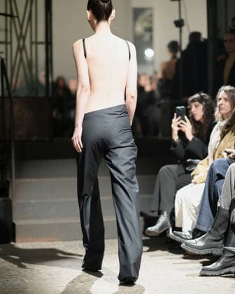 February 24, 2026, Milan, Lombardy, Italy: Designer Max Zara Sterck presents her latest collection during a fashion show at Fondazione Sozzani in Milan, Italy, on February 24, 2026. The presentation took place during Milan Fashion Week and featured the unveiling of the designerÃ¢â‚¬â ¢s new creations on the runway. Milan Italy  - ZUMAp285 20260224_zep_p285_038 Copyright: xGennaroxPiscopox