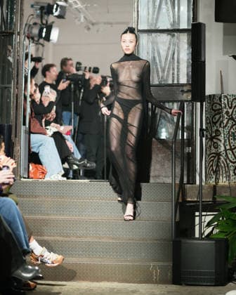 February 24, 2026, Milan, Lombardy, Italy: Designer Max Zara Sterck presents her latest collection during a fashion show at Fondazione Sozzani in Milan, Italy, on February 24, 2026. The presentation took place during Milan Fashion Week and featured the unveiling of the designerÃ¢â‚¬â ¢s new creations on the runway. Milan Italy  - ZUMAp285 20260224_zep_p285_043 Copyright: xGennaroxPiscopox