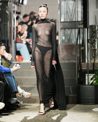February 24, 2026, Milan, Lombardy, Italy: Designer Max Zara Sterck presents her latest collection during a fashion show at Fondazione Sozzani in Milan, Italy, on February 24, 2026. The presentation took place during Milan Fashion Week and featured the unveiling of the designerÃ¢â‚¬â ¢s new creations on the runway. Milan Italy  - ZUMAp285 20260224_zep_p285_045 Copyright: xGennaroxPiscopox
