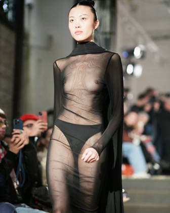 February 24, 2026, Milan, Lombardy, Italy: Designer Max Zara Sterck presents her latest collection during a fashion show at Fondazione Sozzani in Milan, Italy, on February 24, 2026. The presentation took place during Milan Fashion Week and featured the unveiling of the designerÃ¢â‚¬â ¢s new creations on the runway. Milan Italy  - ZUMAp285 20260224_zep_p285_046 Copyright: xGennaroxPiscopox
