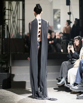February 24, 2026, Milan, Lombardy, Italy: Designer Max Zara Sterck presents her latest collection during a fashion show at Fondazione Sozzani in Milan, Italy, on February 24, 2026. The presentation took place during Milan Fashion Week and featured the unveiling of the designerÃ¢â‚¬â ¢s new creations on the runway. Milan Italy  - ZUMAp285 20260224_zep_p285_048 Copyright: xGennaroxPiscopox