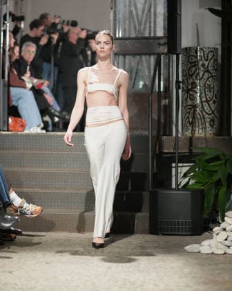 February 24, 2026, Milan, Lombardy, Italy: Designer Max Zara Sterck presents her latest collection during a fashion show at Fondazione Sozzani in Milan, Italy, on February 24, 2026. The presentation took place during Milan Fashion Week and featured the unveiling of the designerÃ¢â‚¬â ¢s new creations on the runway. Milan Italy  - ZUMAp285 20260224_zep_p285_049 Copyright: xGennaroxPiscopox