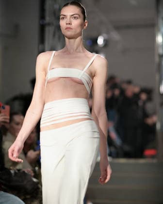February 24, 2026, Milan, Lombardy, Italy: Designer Max Zara Sterck presents her latest collection during a fashion show at Fondazione Sozzani in Milan, Italy, on February 24, 2026. The presentation took place during Milan Fashion Week and featured the unveiling of the designerÃ¢â‚¬â ¢s new creations on the runway. Milan Italy  - ZUMAp285 20260224_zep_p285_051 Copyright: xGennaroxPiscopox