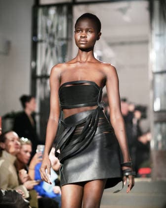 February 24, 2026, Milan, Lombardy, Italy: Designer Max Zara Sterck presents her latest collection during a fashion show at Fondazione Sozzani in Milan, Italy, on February 24, 2026. The presentation took place during Milan Fashion Week and featured the unveiling of the designerÃ¢â‚¬â ¢s new creations on the runway. Milan Italy  - ZUMAp285 20260224_zep_p285_061 Copyright: xGennaroxPiscopox