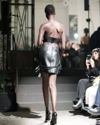 February 24, 2026, Milan, Lombardy, Italy: Designer Max Zara Sterck presents her latest collection during a fashion show at Fondazione Sozzani in Milan, Italy, on February 24, 2026. The presentation took place during Milan Fashion Week and featured the unveiling of the designerÃ¢â‚¬â ¢s new creations on the runway. Milan Italy  - ZUMAp285 20260224_zep_p285_063 Copyright: xGennaroxPiscopox