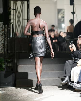 February 24, 2026, Milan, Lombardy, Italy: Designer Max Zara Sterck presents her latest collection during a fashion show at Fondazione Sozzani in Milan, Italy, on February 24, 2026. The presentation took place during Milan Fashion Week and featured the unveiling of the designerÃ¢â‚¬â ¢s new creations on the runway. Milan Italy  - ZUMAp285 20260224_zep_p285_064 Copyright: xGennaroxPiscopox