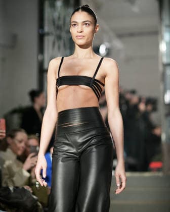 February 24, 2026, Milan, Lombardy, Italy: Designer Max Zara Sterck presents her latest collection during a fashion show at Fondazione Sozzani in Milan, Italy, on February 24, 2026. The presentation took place during Milan Fashion Week and featured the unveiling of the designerÃ¢â‚¬â ¢s new creations on the runway. Milan Italy  - ZUMAp285 20260224_zep_p285_066 Copyright: xGennaroxPiscopox