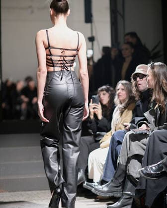 February 24, 2026, Milan, Lombardy, Italy: Designer Max Zara Sterck presents her latest collection during a fashion show at Fondazione Sozzani in Milan, Italy, on February 24, 2026. The presentation took place during Milan Fashion Week and featured the unveiling of the designerÃ¢â‚¬â ¢s new creations on the runway. Milan Italy  - ZUMAp285 20260224_zep_p285_069 Copyright: xGennaroxPiscopox