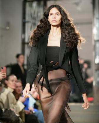 February 24, 2026, Milan, Lombardy, Italy: Designer Max Zara Sterck presents her latest collection during a fashion show at Fondazione Sozzani in Milan, Italy, on February 24, 2026. The presentation took place during Milan Fashion Week and featured the unveiling of the designerÃ¢â‚¬â ¢s new creations on the runway. Milan Italy  - ZUMAp285 20260224_zep_p285_075 Copyright: xGennaroxPiscopox
