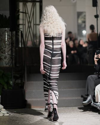 February 24, 2026, Milan, Lombardy, Italy: Designer Max Zara Sterck presents her latest collection during a fashion show at Fondazione Sozzani in Milan, Italy, on February 24, 2026. The presentation took place during Milan Fashion Week and featured the unveiling of the designerÃ¢â‚¬â ¢s new creations on the runway. Milan Italy  - ZUMAp285 20260224_zep_p285_081 Copyright: xGennaroxPiscopox