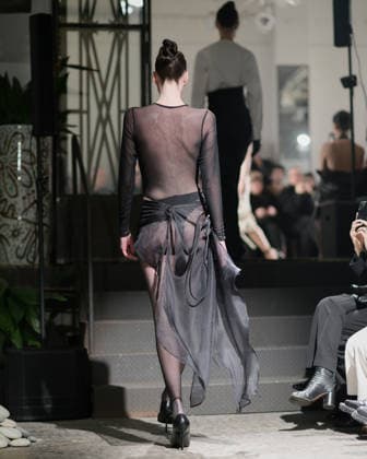 February 24, 2026, Milan, Lombardy, Italy: Designer Max Zara Sterck presents her latest collection during a fashion show at Fondazione Sozzani in Milan, Italy, on February 24, 2026. The presentation took place during Milan Fashion Week and featured the unveiling of the designerÃ¢â‚¬â ¢s new creations on the runway. Milan Italy  - ZUMAp285 20260224_zep_p285_088 Copyright: xGennaroxPiscopox