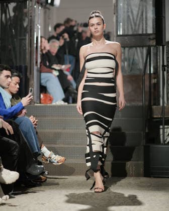 February 24, 2026, Milan, Lombardy, Italy: Designer Max Zara Sterck presents her latest collection during a fashion show at Fondazione Sozzani in Milan, Italy, on February 24, 2026. The presentation took place during Milan Fashion Week and featured the unveiling of the designerÃ¢â‚¬â ¢s new creations on the runway. Milan Italy  - ZUMAp285 20260224_zep_p285_092 Copyright: xGennaroxPiscopox