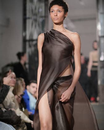 February 24, 2026, Milan, Lombardy, Italy: Designer Max Zara Sterck presents her latest collection during a fashion show at Fondazione Sozzani in Milan, Italy, on February 24, 2026. The presentation took place during Milan Fashion Week and featured the unveiling of the designerÃ¢â‚¬â ¢s new creations on the runway. Milan Italy  - ZUMAp285 20260224_zep_p285_096 Copyright: xGennaroxPiscopox