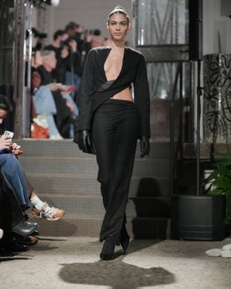 February 24, 2026, Milan, Lombardy, Italy: Designer Max Zara Sterck presents her latest collection during a fashion show at Fondazione Sozzani in Milan, Italy, on February 24, 2026. The presentation took place during Milan Fashion Week and featured the unveiling of the designerÃ¢â‚¬â ¢s new creations on the runway. Milan Italy  - ZUMAp285 20260224_zep_p285_107 Copyright: xGennaroxPiscopox