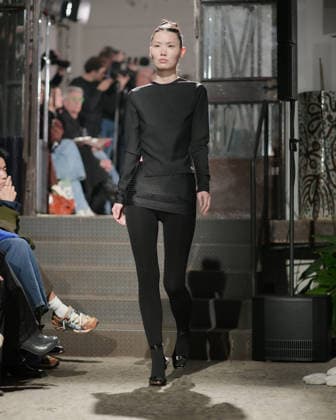 February 24, 2026, Milan, Lombardy, Italy: Designer Max Zara Sterck presents her latest collection during a fashion show at Fondazione Sozzani in Milan, Italy, on February 24, 2026. The presentation took place during Milan Fashion Week and featured the unveiling of the designerÃ¢â‚¬â ¢s new creations on the runway. Milan Italy  - ZUMAp285 20260224_zep_p285_114 Copyright: xGennaroxPiscopox