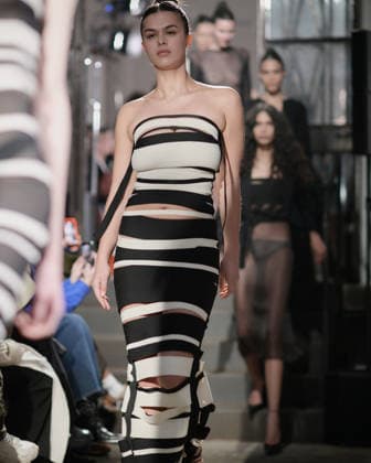 February 24, 2026, Milan, Lombardy, Italy: Designer Max Zara Sterck presents her latest collection during a fashion show at Fondazione Sozzani in Milan, Italy, on February 24, 2026. The presentation took place during Milan Fashion Week and featured the unveiling of the designerÃ¢â‚¬â ¢s new creations on the runway. Milan Italy  - ZUMAp285 20260224_zep_p285_126 Copyright: xGennaroxPiscopox