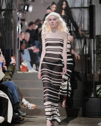 February 24, 2026, Milan, Lombardy, Italy: Designer Max Zara Sterck presents her latest collection during a fashion show at Fondazione Sozzani in Milan, Italy, on February 24, 2026. The presentation took place during Milan Fashion Week and featured the unveiling of the designerÃ¢â‚¬â ¢s new creations on the runway. Milan Italy  - ZUMAp285 20260224_zep_p285_125 Copyright: xGennaroxPiscopox