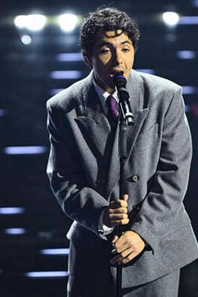 76th Italian Song Festival of Sanremo 1st Evening part 1 Teatro Ariston - Sanremo, Italy FULMINACCI Filippo Uttinacci 76th Italian Song Festival of Sanremo 1st Evening part 1 Teatro Ariston - Sanremo, Italy 24th February 2026 SGPItalia id 134399_018 Not Exclusive  Copyright: xAlfonsoxCatalano SGPx