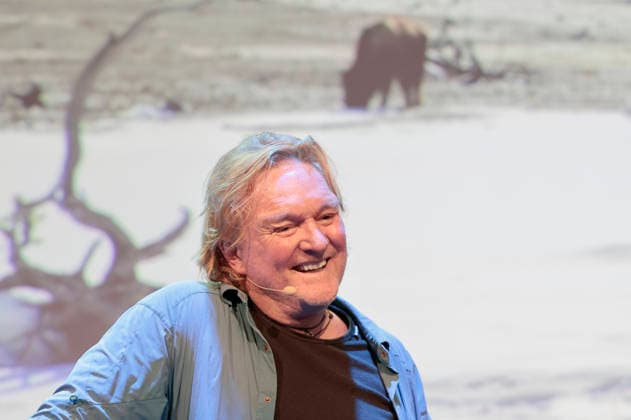 Andreas Kieling with his program Mein Leben mit den wilden Tieren at the Theater am Tanzbrunnen Cologne, 24 02 2026 Foto:xR.xSchmiegeltx xFuturexImagex kieling_6225
