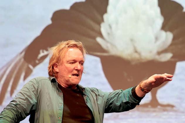 Andreas Kieling with his program Mein Leben mit den wilden Tieren at the Theater am Tanzbrunnen Cologne, 24 02 2026 Foto:xR.xSchmiegeltx xFuturexImagex kieling_6236