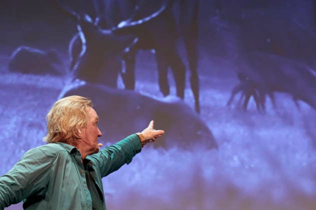 Andreas Kieling with his program Mein Leben mit den wilden Tieren at the Theater am Tanzbrunnen Cologne, 24 02 2026 Foto:xR.xSchmiegeltx xFuturexImagex kieling_6240