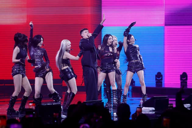 Vina del Mar, February 24, 2026 The group Nmixx performs at the Vina del Mar 2026 Festival during the third night of the event Sebastian Cisternas Aton Chile, Vina del Mar Chile Aton 1128255  Copyright: SEBASTIANxCISTERNAS xATONxCHILE